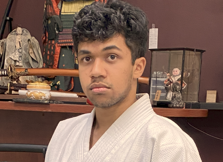 Black belt portrait