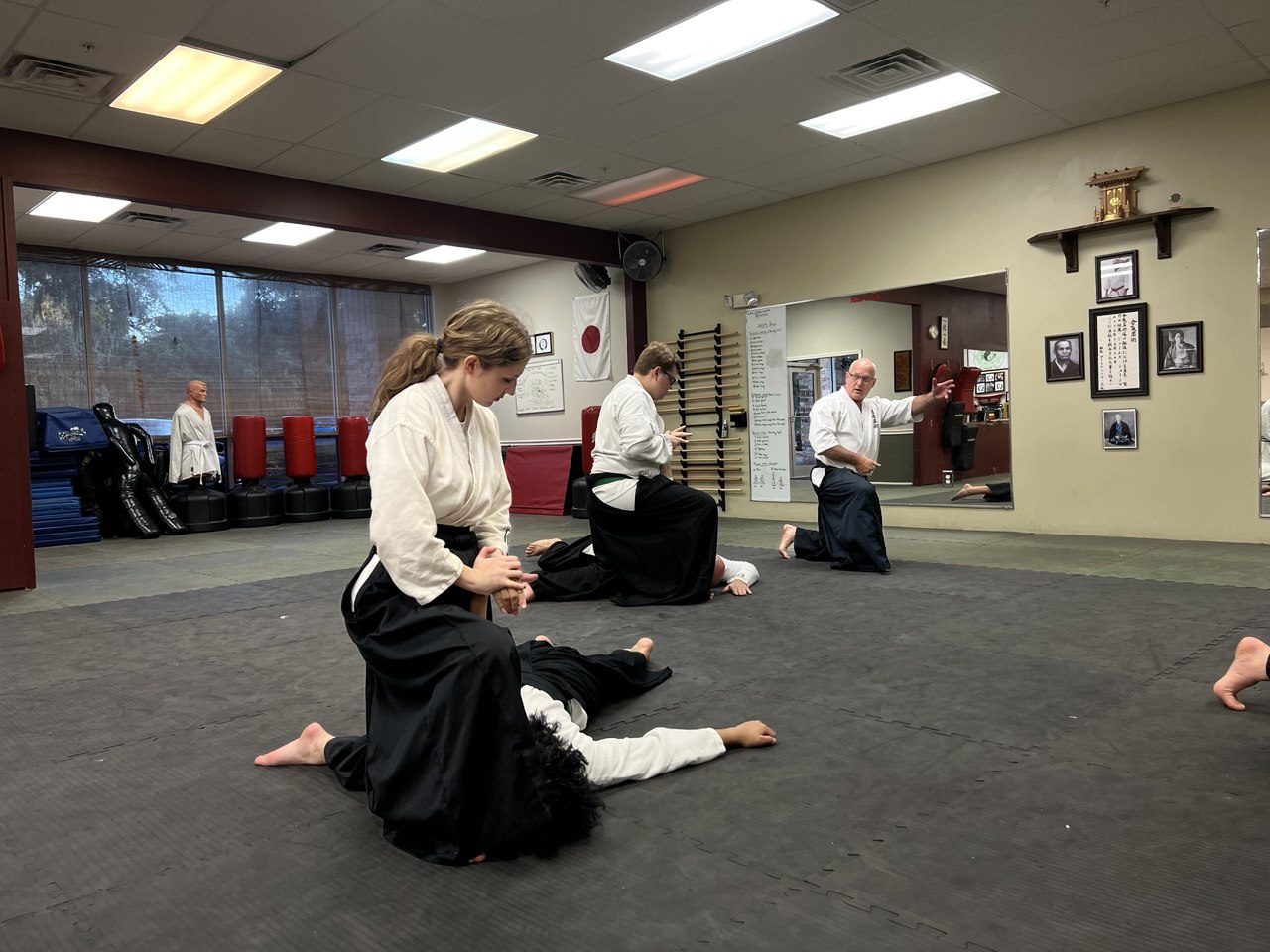 Sensei Gramling — focused practice